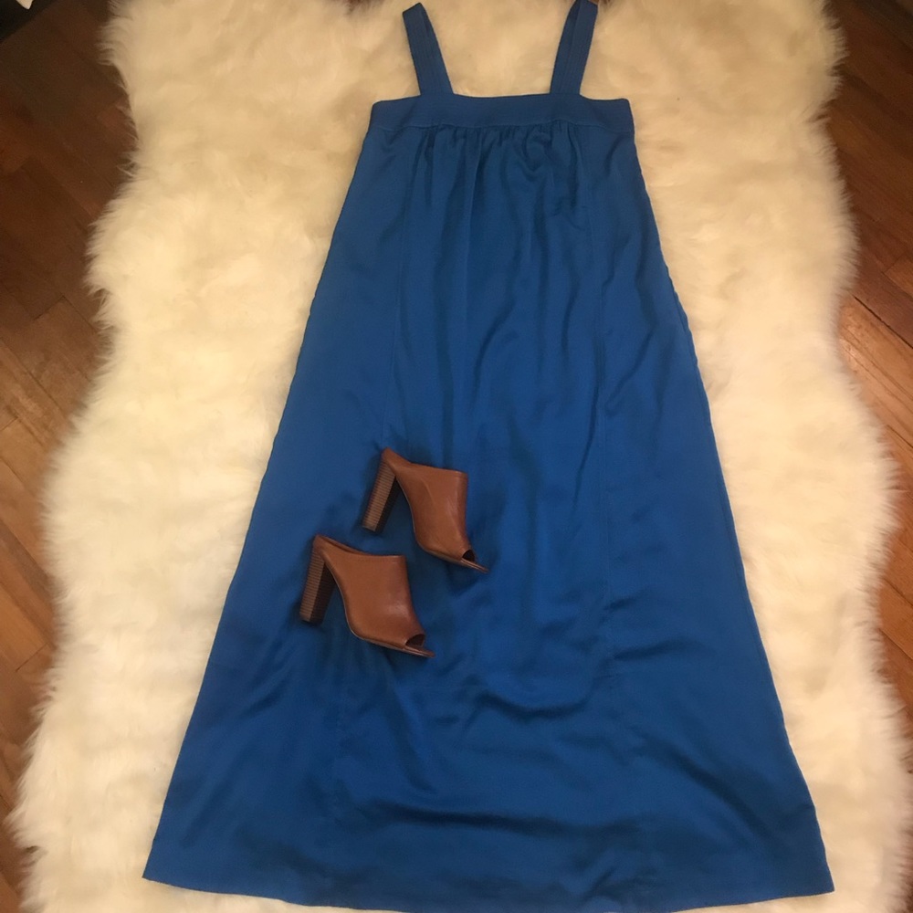 J Crew cobalt maxi dress size 4